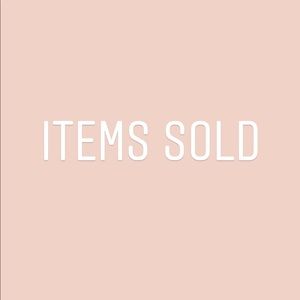 ✨ITEMS SOLD✨